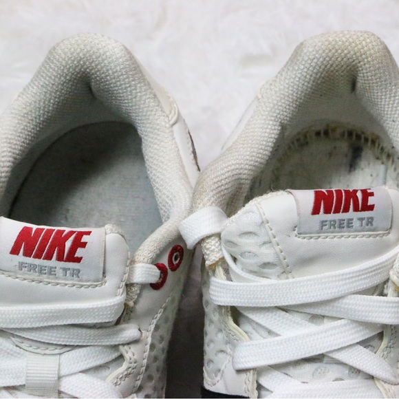 Nike Free TR Flywire White Black Red Training Shoes Mens Size 8 Athletic Gym main image 13